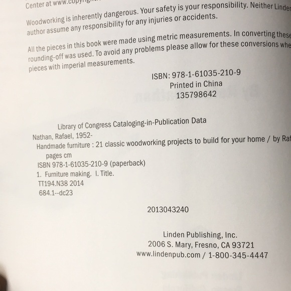 Three books on woodworking and furniture making. - Picture 6 of 16